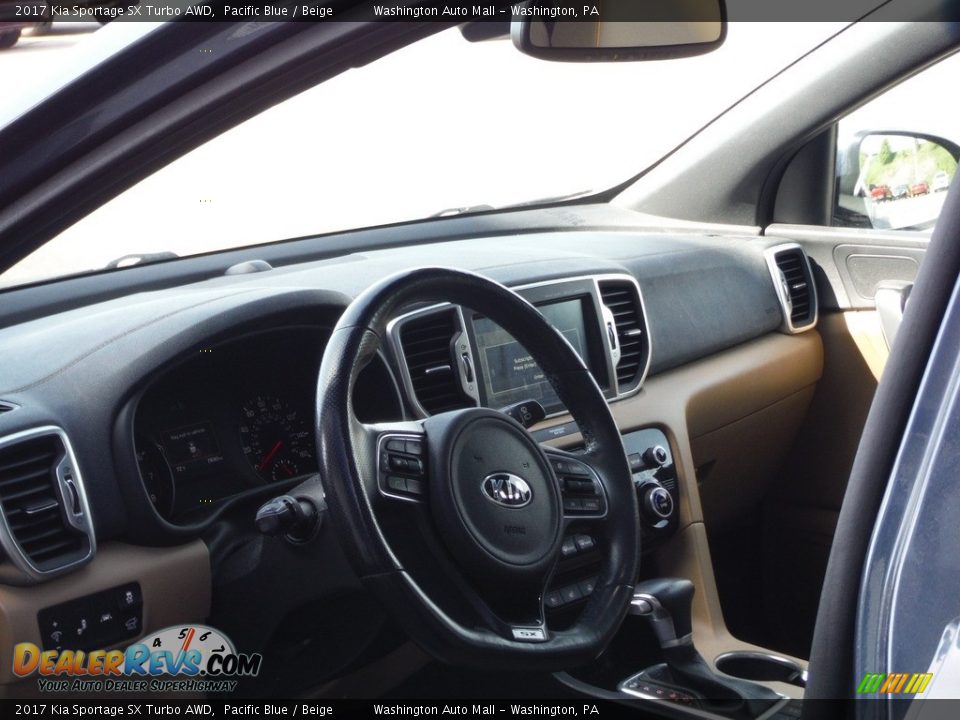 Dashboard of 2017 Kia Sportage SX Turbo AWD Photo #13