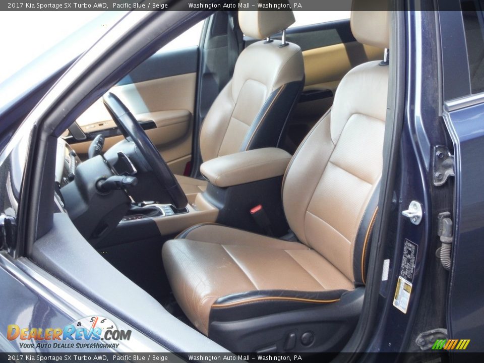 Beige Interior - 2017 Kia Sportage SX Turbo AWD Photo #18