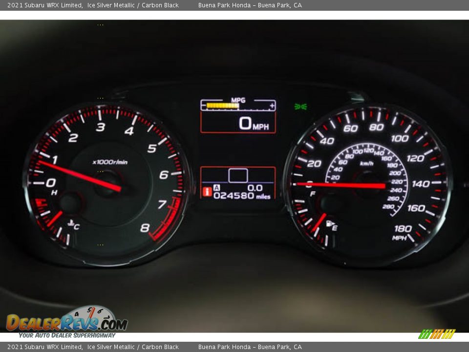 2021 Subaru WRX Limited Gauges Photo #26