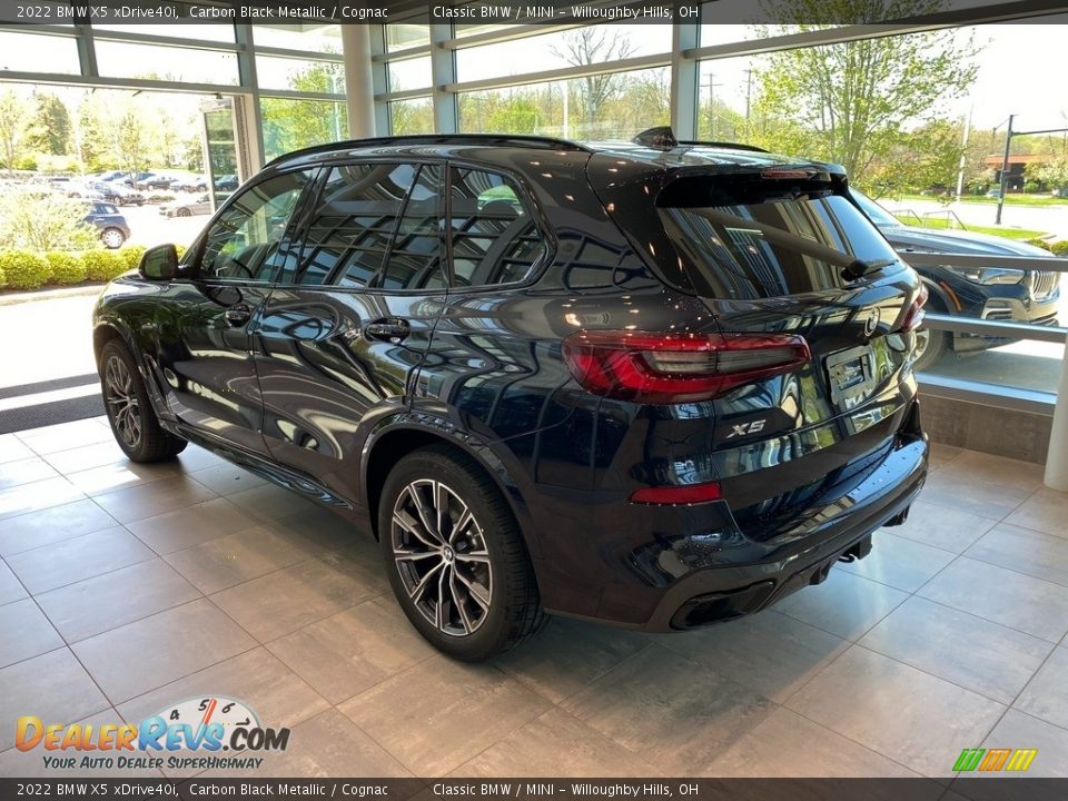 2022 BMW X5 xDrive40i Carbon Black Metallic / Cognac Photo #2