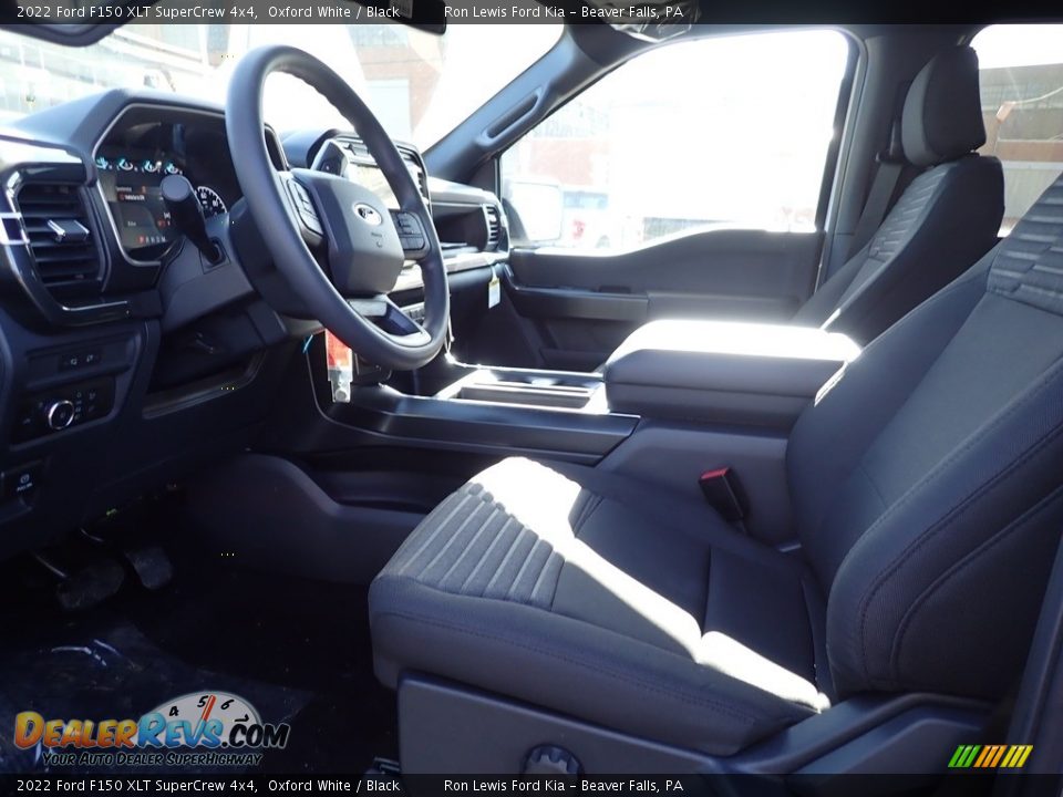 2022 Ford F150 XLT SuperCrew 4x4 Oxford White / Black Photo #15