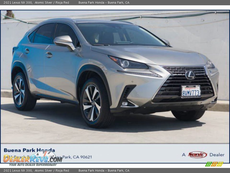 2021 Lexus NX 300 Atomic Silver / Rioja Red Photo #1