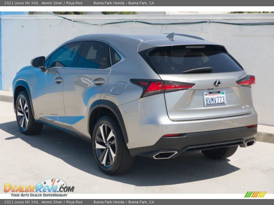 2021 Lexus NX 300 Atomic Silver / Rioja Red Photo #2