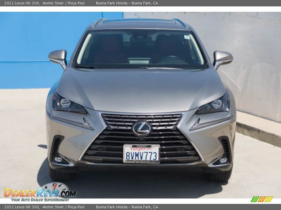 2021 Lexus NX 300 Atomic Silver / Rioja Red Photo #7