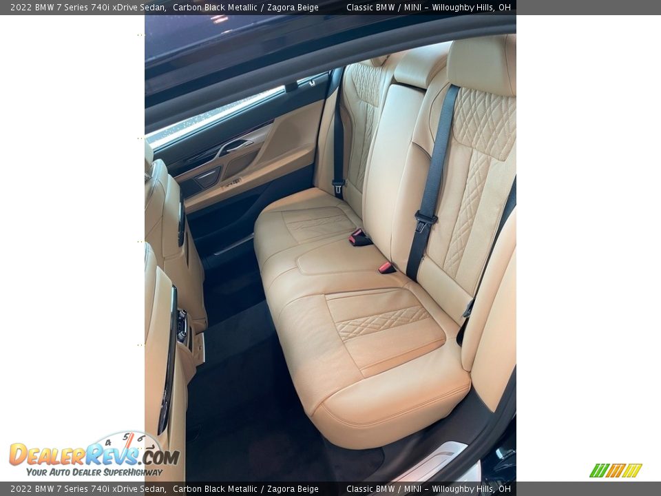 Rear Seat of 2022 BMW 7 Series 740i xDrive Sedan Photo #5