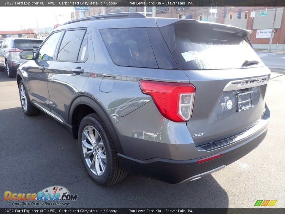 2022 Ford Explorer XLT 4WD Carbonized Gray Metallic / Ebony Photo #6