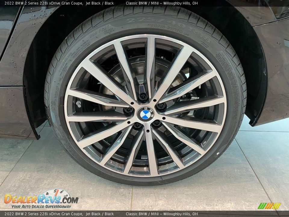 2022 BMW 2 Series 228i xDrive Gran Coupe Jet Black / Black Photo #3