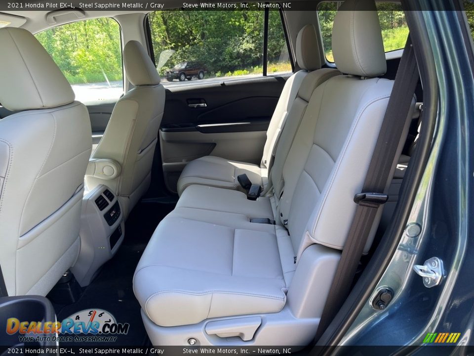 Rear Seat of 2021 Honda Pilot EX-L Photo #12