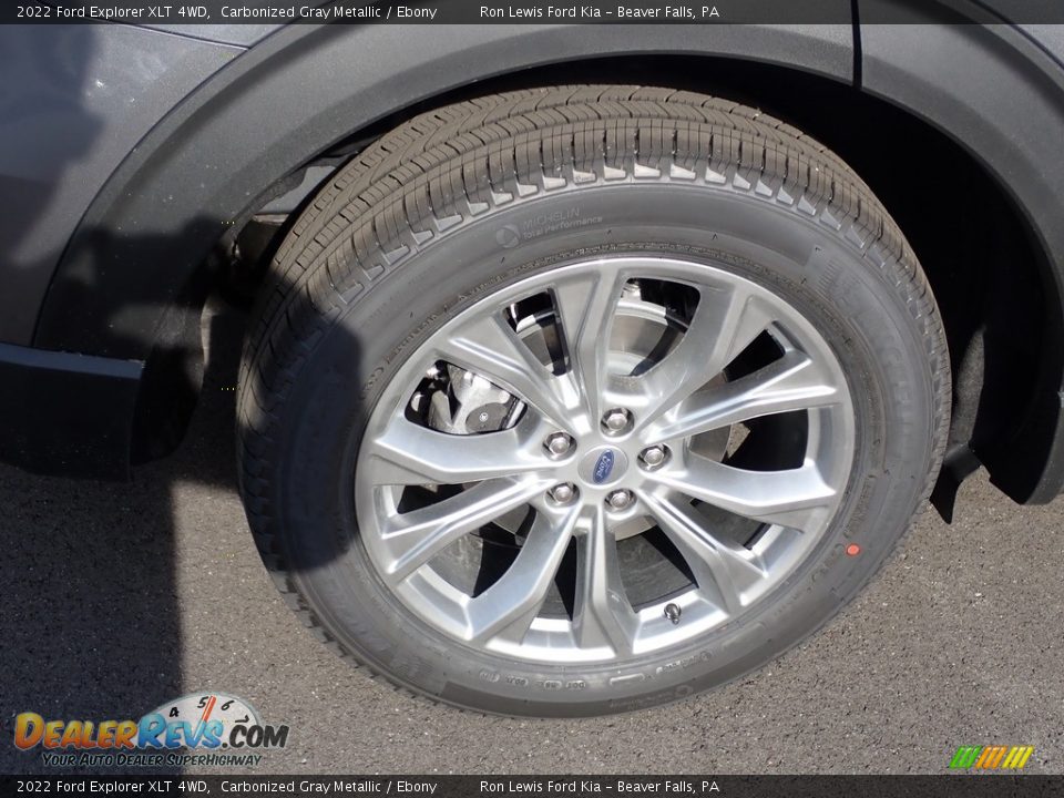 2022 Ford Explorer XLT 4WD Carbonized Gray Metallic / Ebony Photo #9