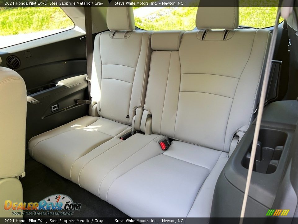 Rear Seat of 2021 Honda Pilot EX-L Photo #13