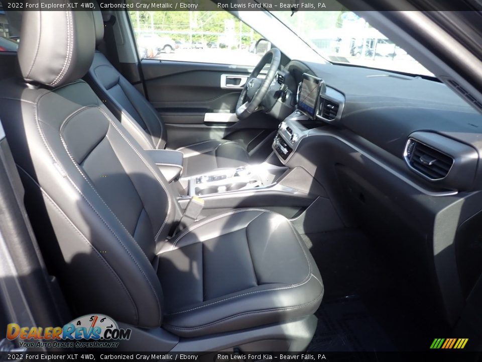 2022 Ford Explorer XLT 4WD Carbonized Gray Metallic / Ebony Photo #12