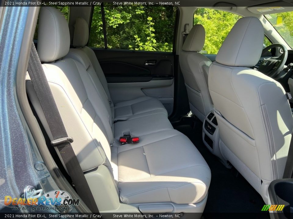 Rear Seat of 2021 Honda Pilot EX-L Photo #16