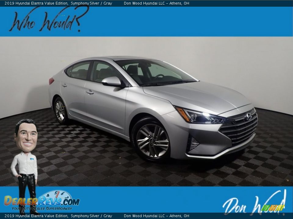 2019 Hyundai Elantra Value Edition Symphony Silver / Gray Photo #1