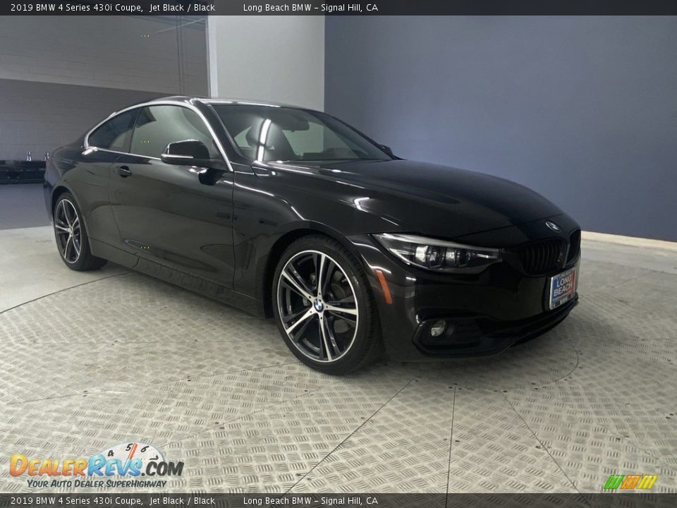 2019 BMW 4 Series 430i Coupe Jet Black / Black Photo #36