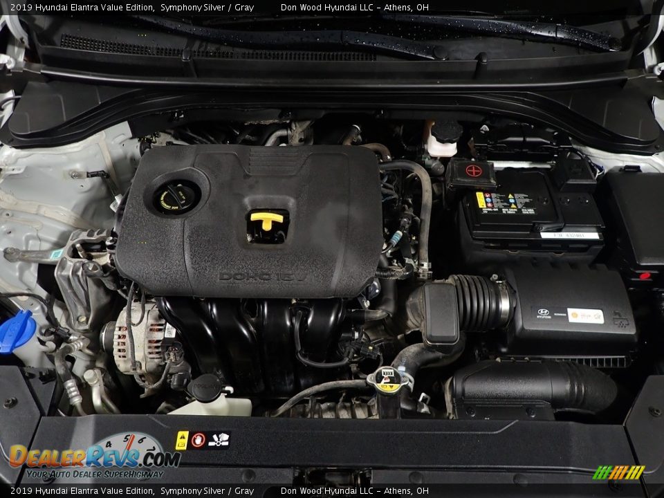 2019 Hyundai Elantra Value Edition Symphony Silver / Gray Photo #9