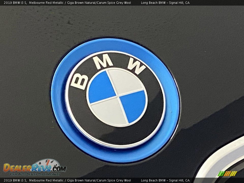 2019 BMW i3 S Melbourne Red Metallic / Giga Brown Natural/Carum Spice Grey Wool Photo #7