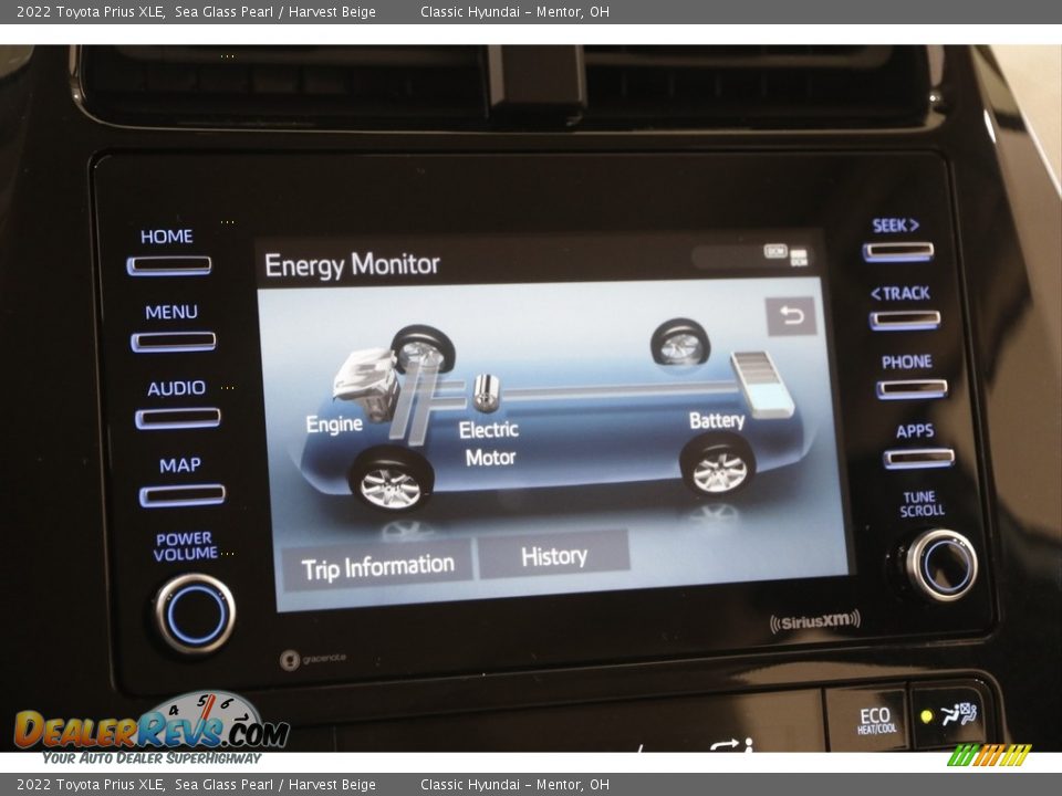 2022 Toyota Prius XLE Sea Glass Pearl / Harvest Beige Photo #11