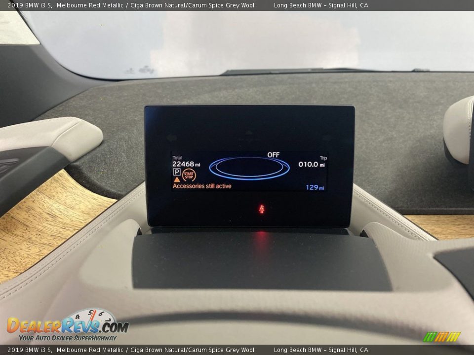 2019 BMW i3 S Melbourne Red Metallic / Giga Brown Natural/Carum Spice Grey Wool Photo #21