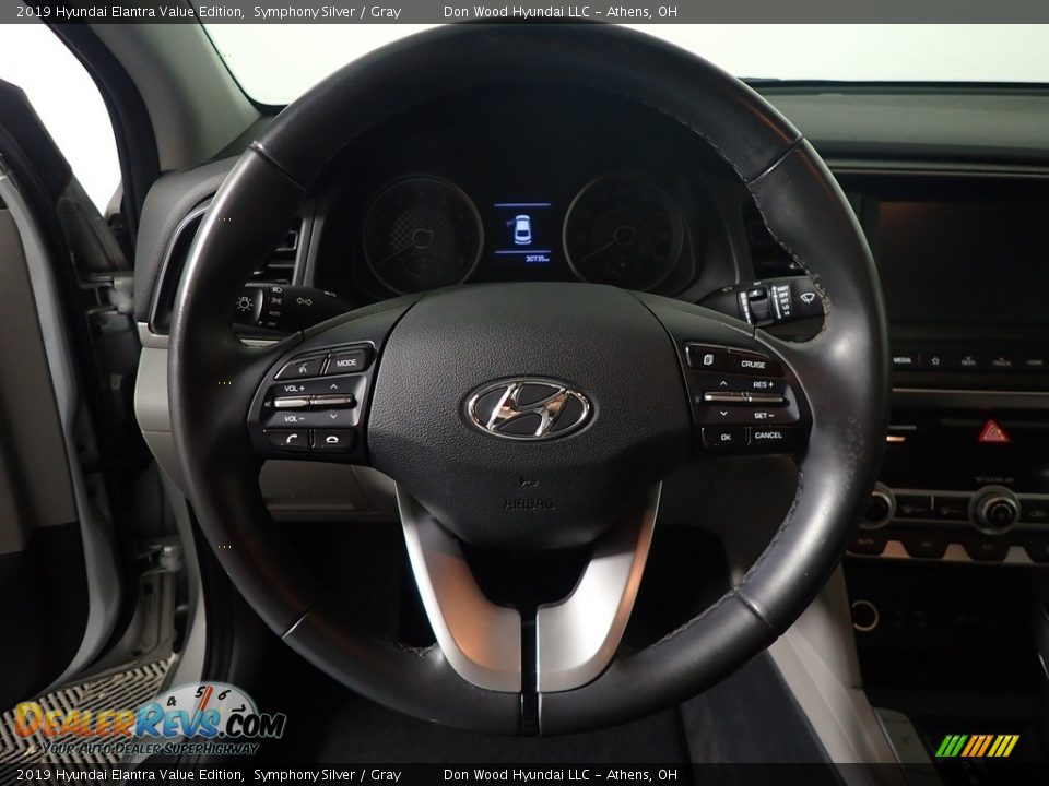 2019 Hyundai Elantra Value Edition Symphony Silver / Gray Photo #29