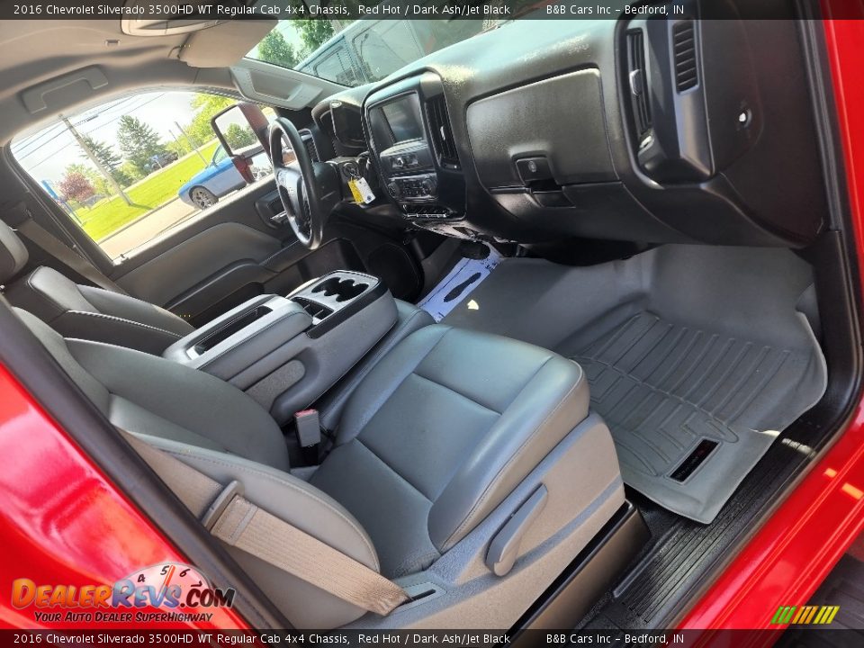 2016 Chevrolet Silverado 3500HD WT Regular Cab 4x4 Chassis Red Hot / Dark Ash/Jet Black Photo #21