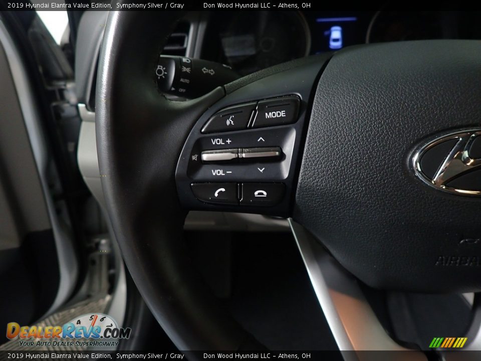 2019 Hyundai Elantra Value Edition Symphony Silver / Gray Photo #31