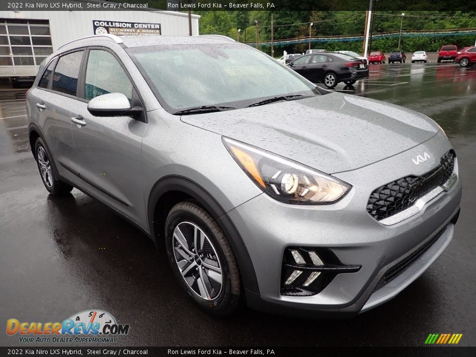 2022 Kia Niro LXS Hybrid Steel Gray / Charcoal Photo #2