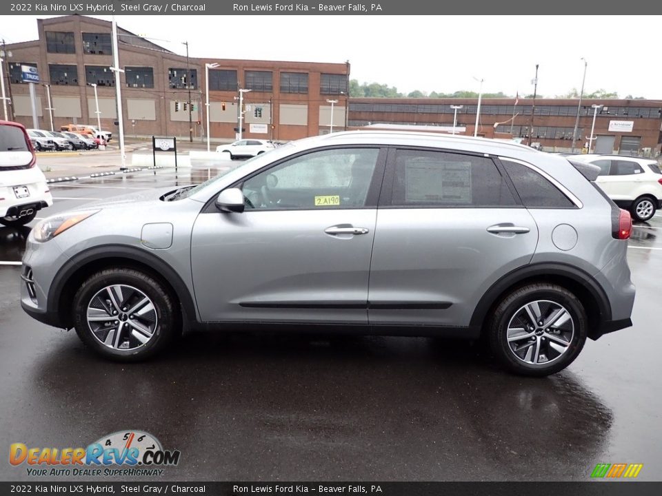 2022 Kia Niro LXS Hybrid Steel Gray / Charcoal Photo #5