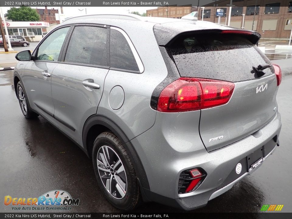 2022 Kia Niro LXS Hybrid Steel Gray / Charcoal Photo #6