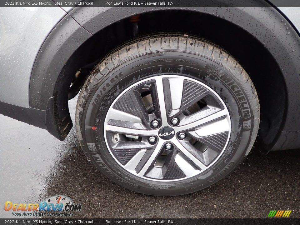 2022 Kia Niro LXS Hybrid Steel Gray / Charcoal Photo #9