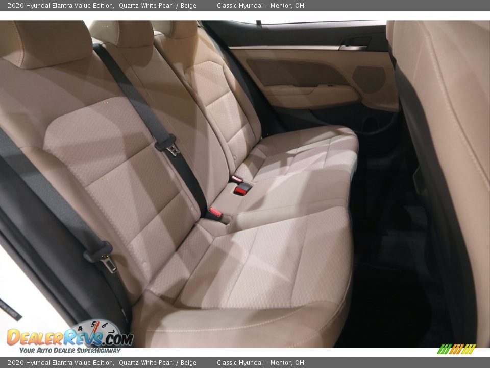 2020 Hyundai Elantra Value Edition Quartz White Pearl / Beige Photo #15