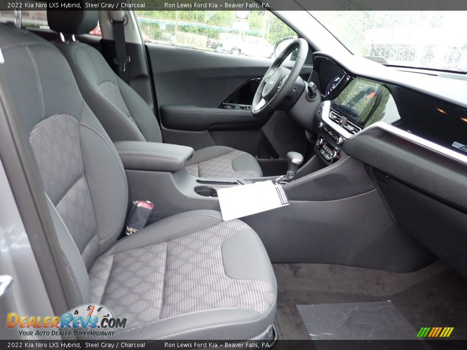 2022 Kia Niro LXS Hybrid Steel Gray / Charcoal Photo #11