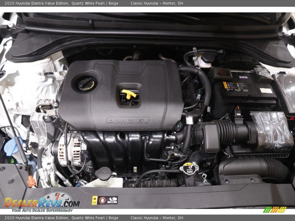 2020 Hyundai Elantra Value Edition Quartz White Pearl / Beige Photo #18