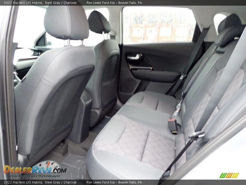 2022 Kia Niro LXS Hybrid Steel Gray / Charcoal Photo #13