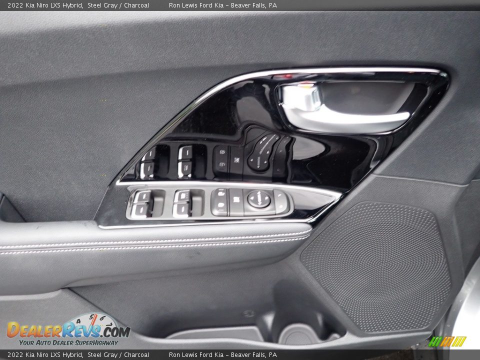 2022 Kia Niro LXS Hybrid Steel Gray / Charcoal Photo #15