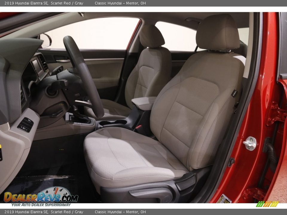 2019 Hyundai Elantra SE Scarlet Red / Gray Photo #5