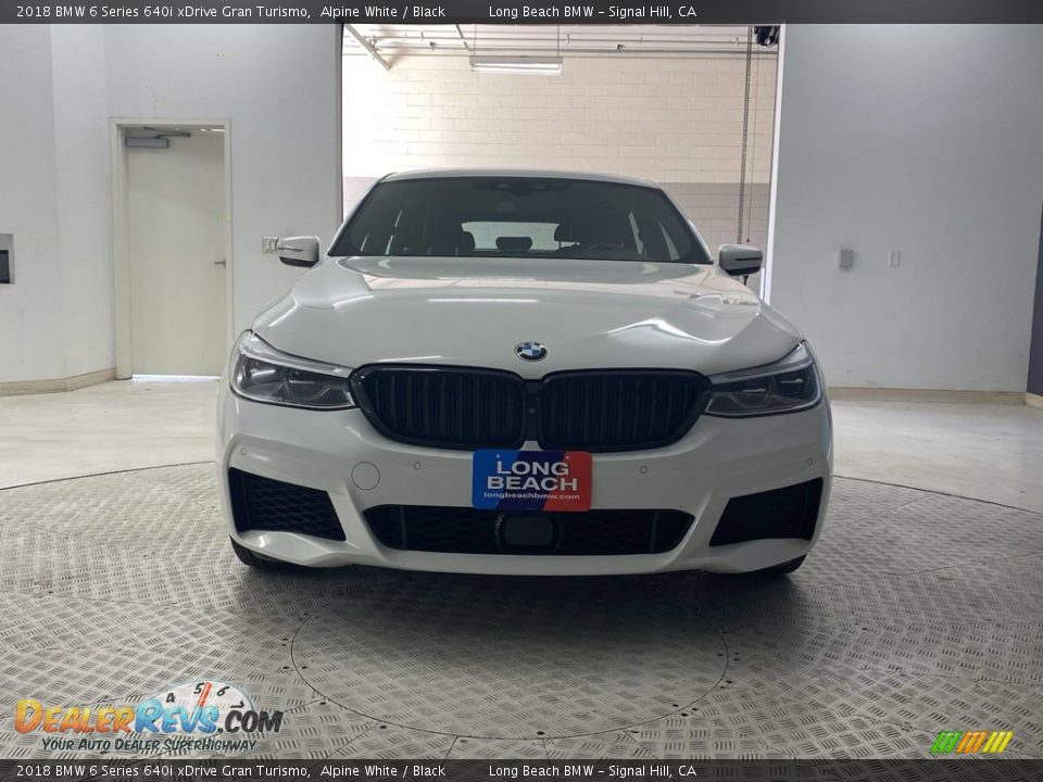 2018 BMW 6 Series 640i xDrive Gran Turismo Alpine White / Black Photo #2