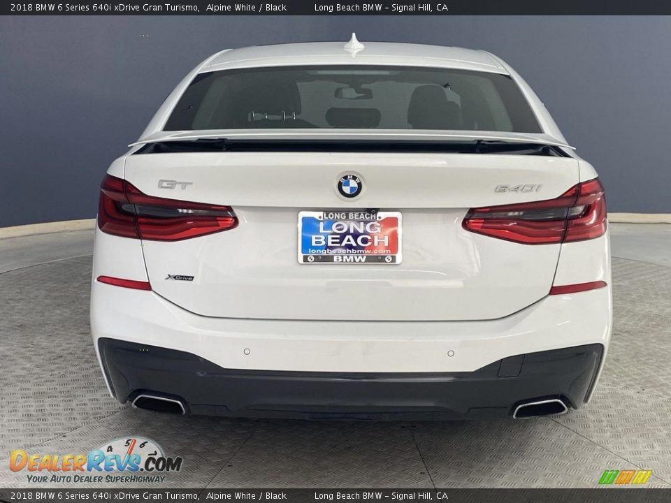 2018 BMW 6 Series 640i xDrive Gran Turismo Alpine White / Black Photo #4