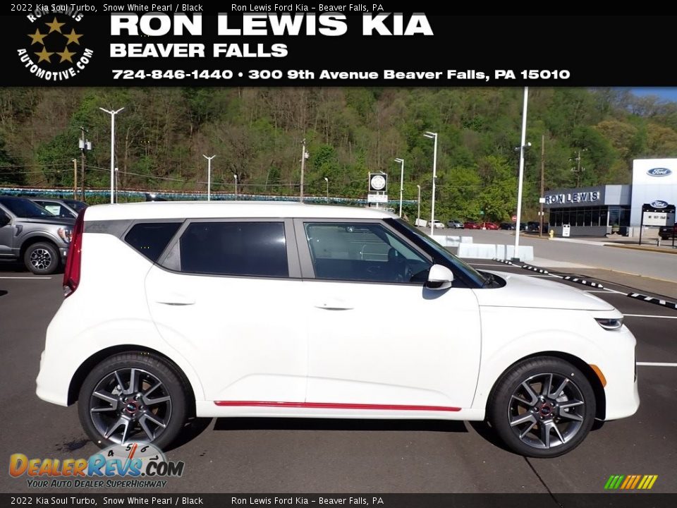 2022 Kia Soul Turbo Snow White Pearl / Black Photo #1