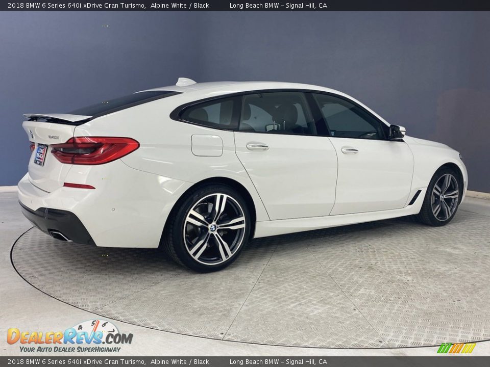 2018 BMW 6 Series 640i xDrive Gran Turismo Alpine White / Black Photo #5