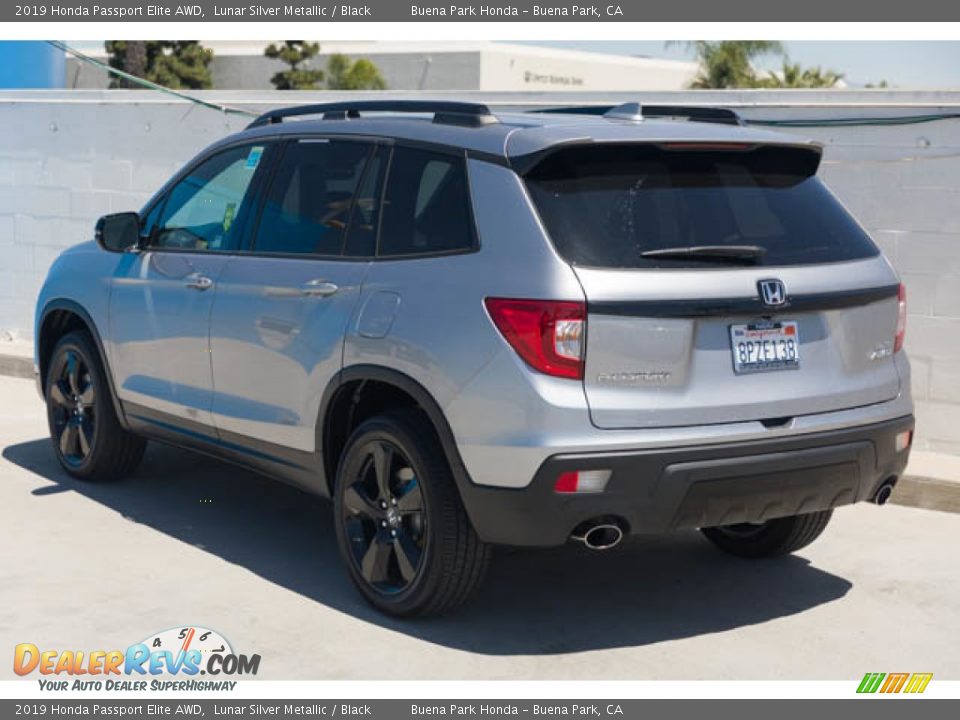 2019 Honda Passport Elite AWD Lunar Silver Metallic / Black Photo #2