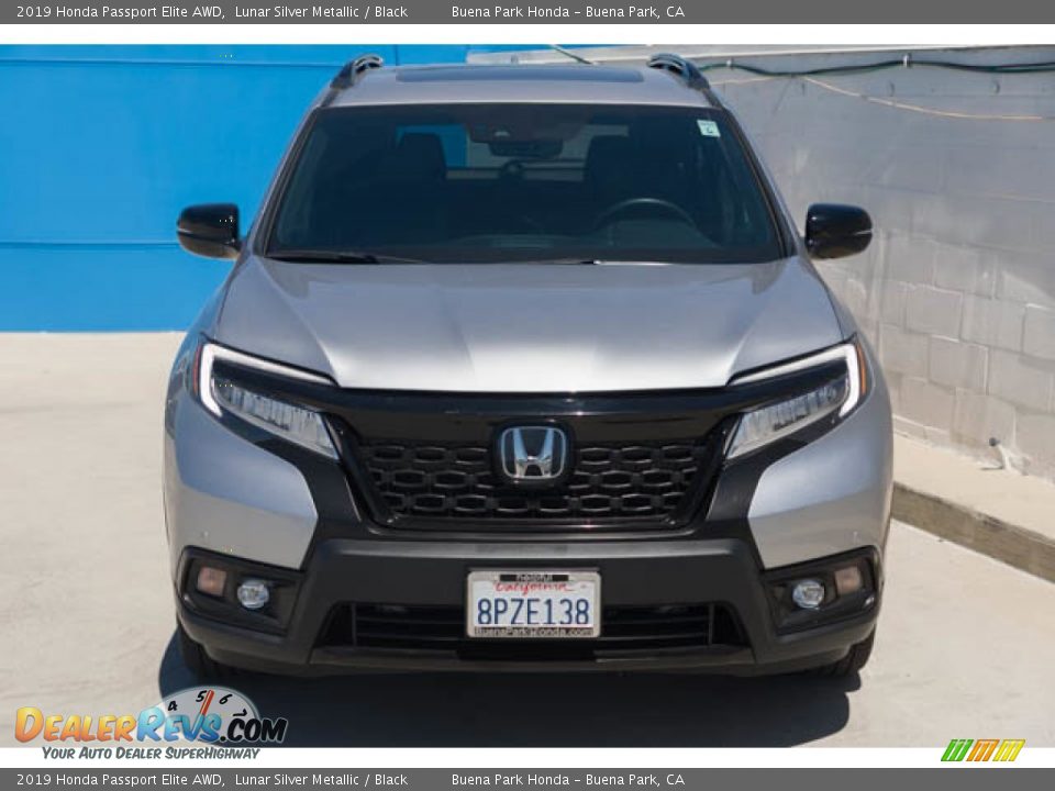 2019 Honda Passport Elite AWD Lunar Silver Metallic / Black Photo #7