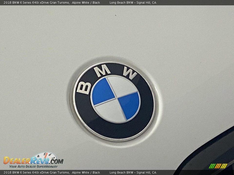 2018 BMW 6 Series 640i xDrive Gran Turismo Alpine White / Black Photo #7