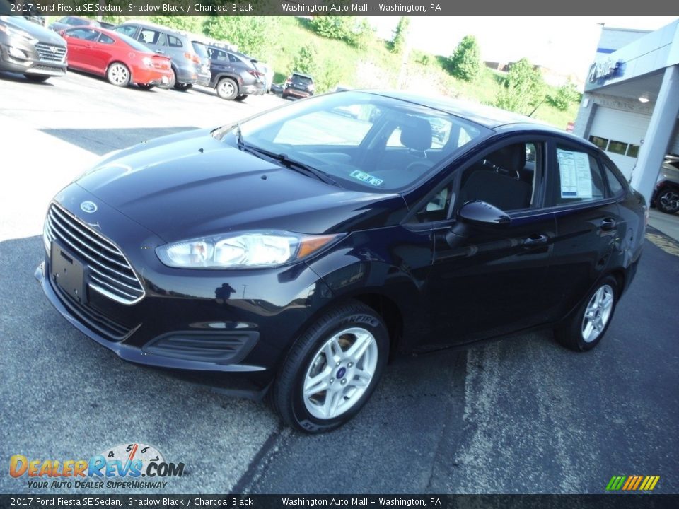 2017 Ford Fiesta SE Sedan Shadow Black / Charcoal Black Photo #5