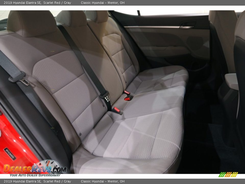 2019 Hyundai Elantra SE Scarlet Red / Gray Photo #15