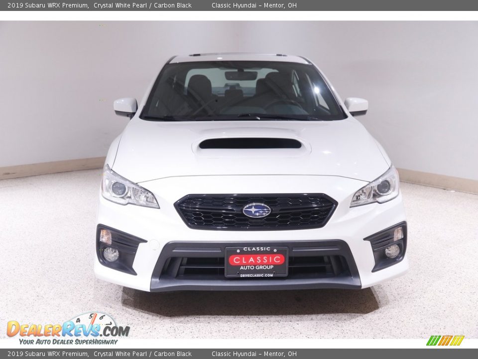 2019 Subaru WRX Premium Crystal White Pearl / Carbon Black Photo #2
