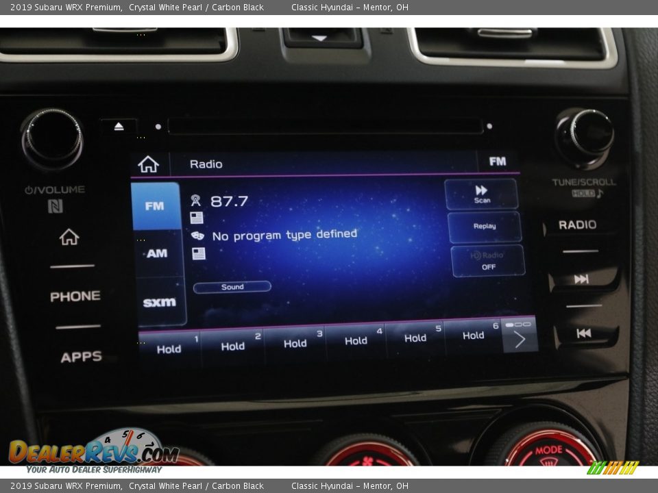 Audio System of 2019 Subaru WRX Premium Photo #14