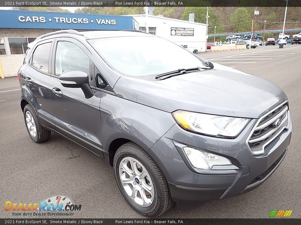 2021 Ford EcoSport SE Smoke Metallic / Ebony Black Photo #2