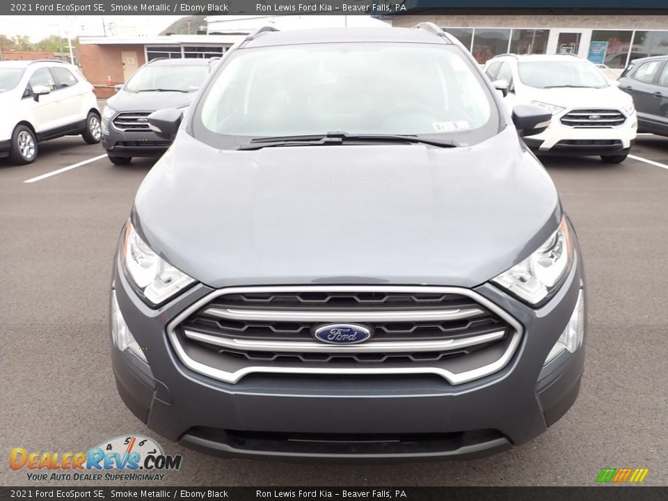 2021 Ford EcoSport SE Smoke Metallic / Ebony Black Photo #3