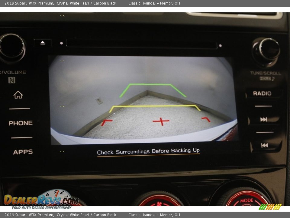 2019 Subaru WRX Premium Crystal White Pearl / Carbon Black Photo #16