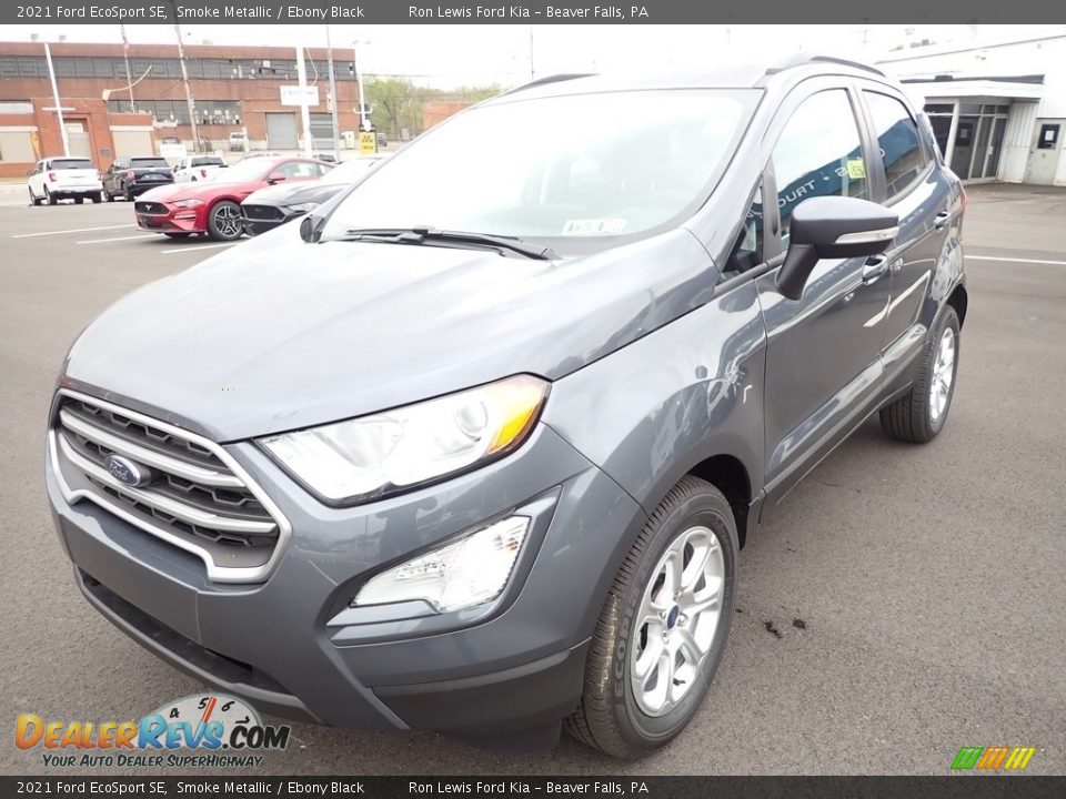 2021 Ford EcoSport SE Smoke Metallic / Ebony Black Photo #4